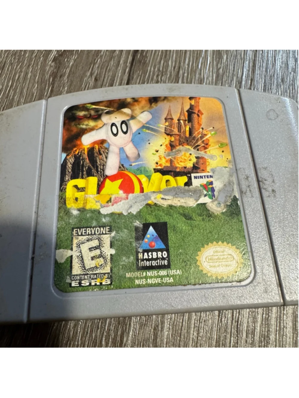 Nintendo 64 Glover Hasbro Interactive N64 Video Game
